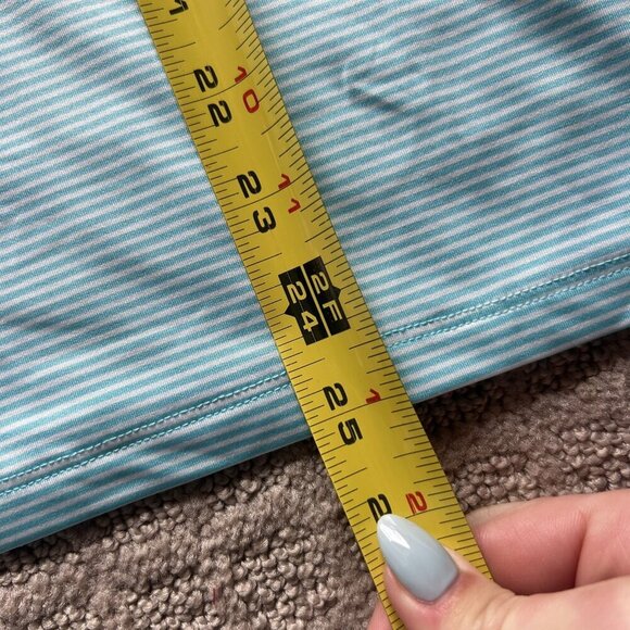 Sport Haley Womens Size XS Top Golf Polo Shirt Blue White Striped Outdoor - Picture 4 of 8